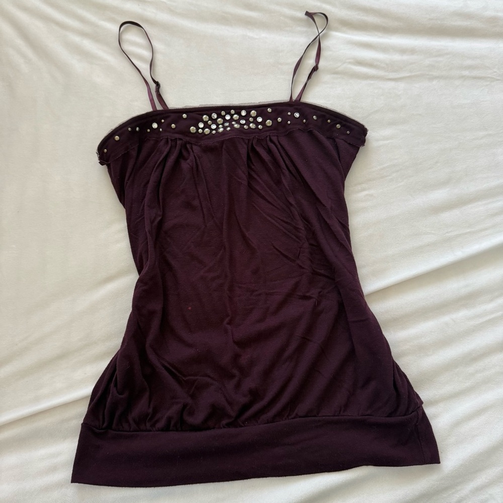 Purple y2k cami